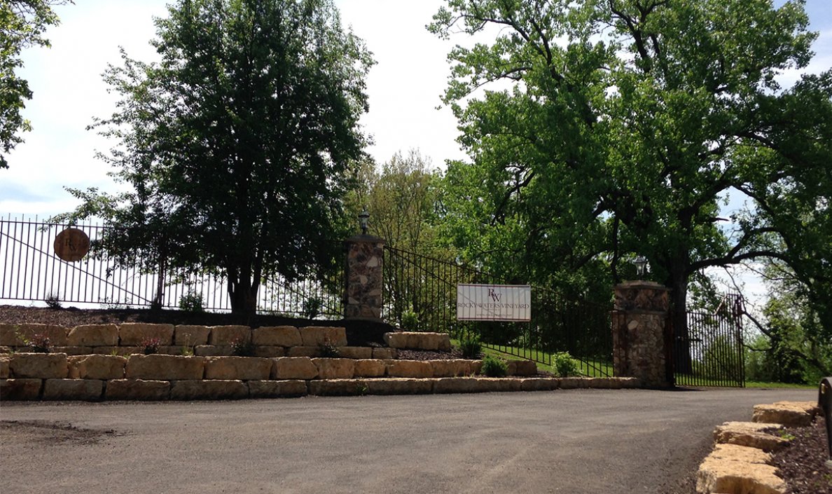 entrance to winery